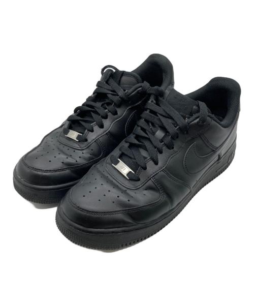 NIKE（ナイキ）NIKE (ナイキ) AIR FORCE 1 07 ブラック サイズ:27.5cmの古着・服飾アイテム