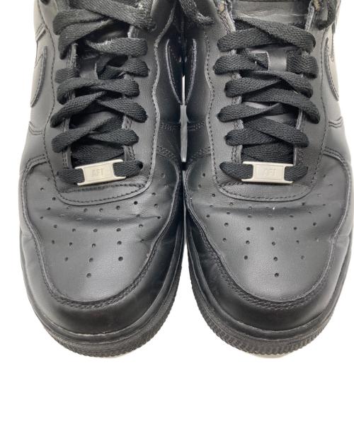 NIKE（ナイキ）NIKE (ナイキ) AIR FORCE 1 07 ブラック サイズ:27.5cmの古着・服飾アイテム