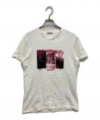 MONCLERモンクレール）の古着「MAGLIA プリント 半袖Tシャツ」｜ホワイト