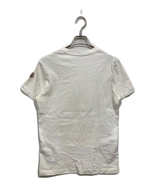 MONCLER（モンクレール）MONCLER (モンクレール) MAGLIA プリント 半袖Tシャツ ホワイト サイズ:Sの古着・服飾アイテム