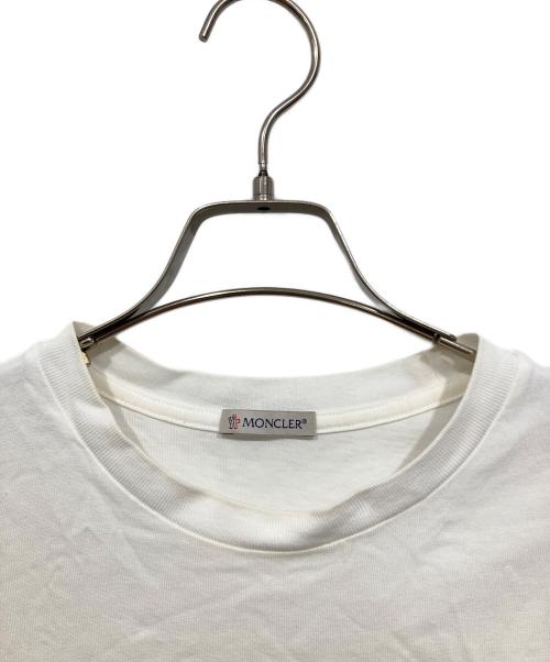 MONCLER（モンクレール）MONCLER (モンクレール) MAGLIA プリント 半袖Tシャツ ホワイト サイズ:Sの古着・服飾アイテム