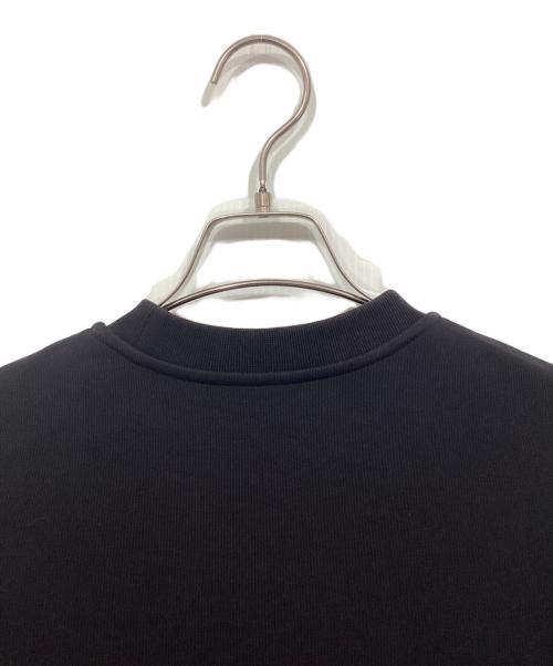 MONCLER（モンクレール）MONCLER (モンクレール) MAGLIA GIROCOLLO/ロゴクルーネックスウェット ブラック サイズ:Sの古着・服飾アイテム