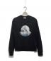 MONCLER（モンクレール）の古着「MAGLIA GIROCOLLO/ロゴクルーネックスウェット」｜ブラック
