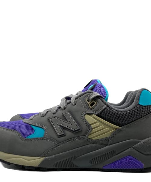 NEW BALANCE（ニューバランス）NEW BALANCE (ニューバランス) ローカットスニーカー グレー×パープル サイズ:JPM28の古着・服飾アイテム