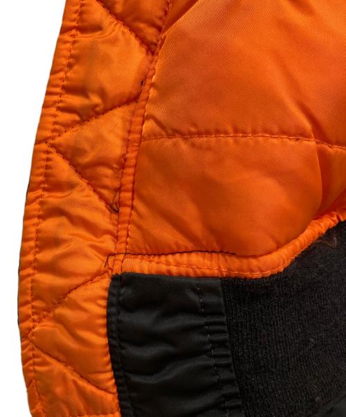 ALPHA（アルファ）ALPHA (アルファ) MA-1ジャケット ブラック サイズ:LARGEの古着・服飾アイテム