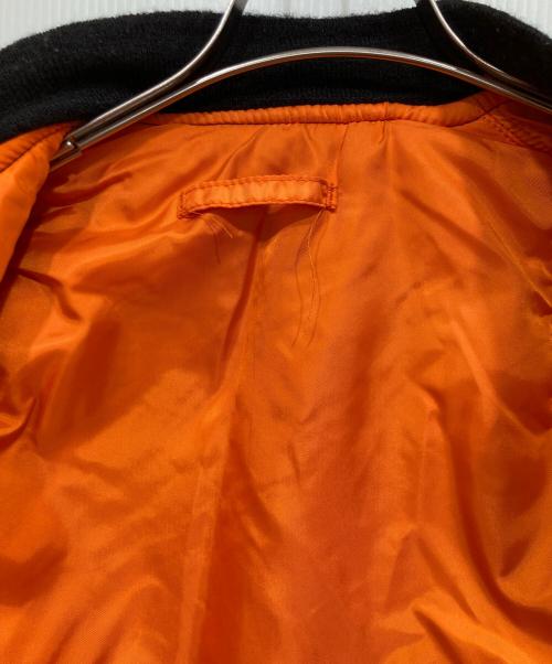 ALPHA（アルファ）ALPHA (アルファ) MA-1ジャケット ブラック サイズ:LARGEの古着・服飾アイテム