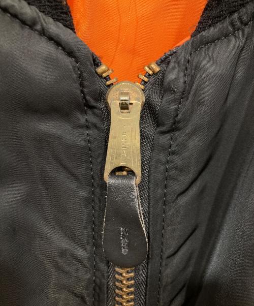 ALPHA（アルファ）ALPHA (アルファ) MA-1ジャケット ブラック サイズ:LARGEの古着・服飾アイテム