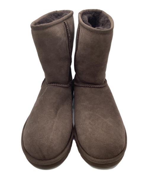 UGG（アグ）UGG (アグ) クラシックショートムートンブーツ ブラウン サイズ:25.0の古着・服飾アイテム
