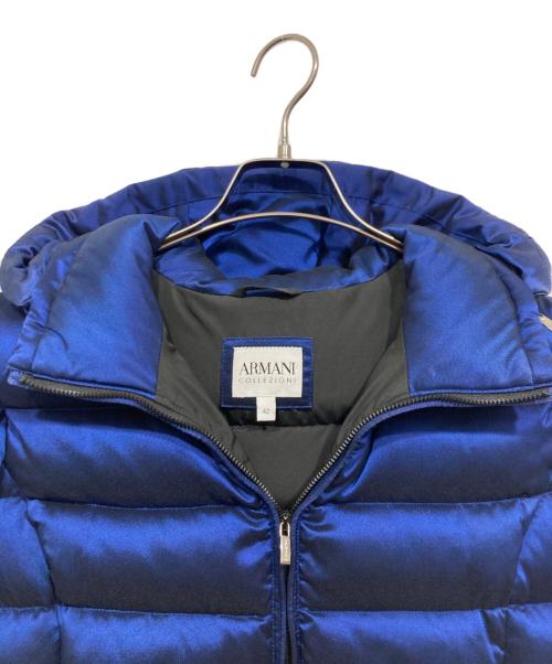 ARMANI COLLEZIONI（アルマーニ コレツィオーニ）ARMANI COLLEZIONI (アルマーニ コレツィオーニ) ダウンコート ブルー サイズ:42（USA 6)の古着・服飾アイテム