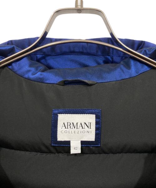ARMANI COLLEZIONI（アルマーニ コレツィオーニ）ARMANI COLLEZIONI (アルマーニ コレツィオーニ) ダウンコート ブルー サイズ:42（USA 6)の古着・服飾アイテム
