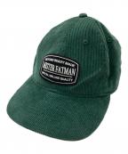Mr.FATMAN×NEWHATTANミスターファットマン×ニューハッタン）の古着「コーデュロイキャップ」｜グリーン