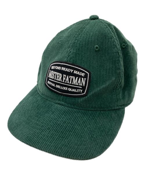 Mr.FATMAN（ミスターファットマン）Mr.FATMAN (ミスターファットマン) NEWHATTAN (ニューハッタン) コーデュロイキャップ グリーンの古着・服飾アイテム