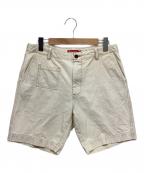 SUPREMEシュプリーム）の古着「ショートワークパンツ」｜アイボリー