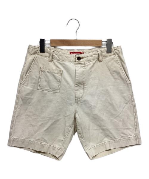 SUPREME（シュプリーム）SUPREME (シュプリーム) ショートワークパンツ アイボリー サイズ:W32の古着・服飾アイテム