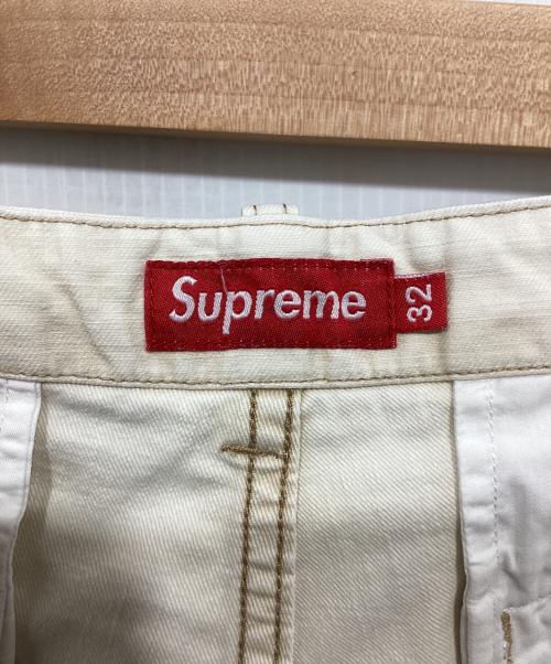 SUPREME（シュプリーム）SUPREME (シュプリーム) ショートワークパンツ アイボリー サイズ:W32の古着・服飾アイテム