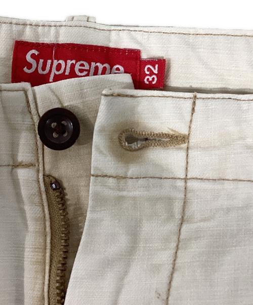 SUPREME（シュプリーム）SUPREME (シュプリーム) ショートワークパンツ アイボリー サイズ:W32の古着・服飾アイテム