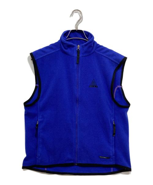 NIKE ACG（ナイキエーシージー）NIKE ACG (ナイキエーシージー) フリースベスト ブルー サイズ:Ｍの古着・服飾アイテム
