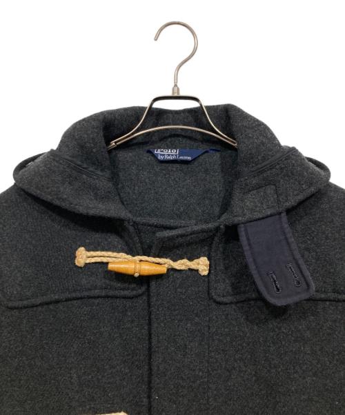 POLO RALPH LAUREN（ポロ・ラルフローレン）POLO RALPH LAUREN (ポロ・ラルフローレン) ロングダッフルコート グレー サイズ:Lの古着・服飾アイテム