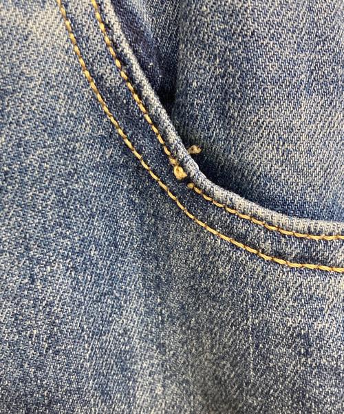 AUBREY By ANDREA&Co.（オーブリー バイ アンドレアアンドコー）AUBREY By ANDREA&Co. (オーブリー バイ アンドレアアンドコー) ビジュー刺繍デニムパンツ ブルー サイズ:サイズ記載なしの古着・服飾アイテム