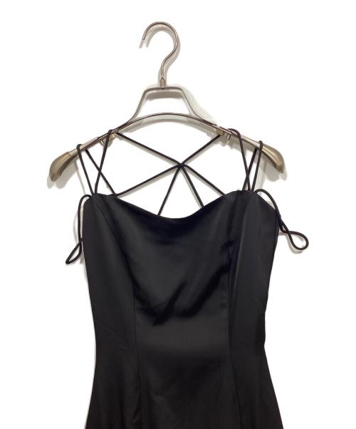 darich（ダーリッチ）Darich (ダーリッチ) エフェメラルキャミロングワンピース ブラック サイズ:Free 未使用品の古着・服飾アイテム