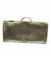 中古・古着 Vivienne Westwood (ヴィヴィアンウエストウッド) タータンチェックエナメルトートバッグ ベージュ×イエロー：8000円