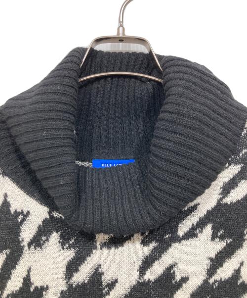 BLUE LABEL CRESTBRIDGE（ブルーレーベルクレストブリッジ）BLUE LABEL CRESTBRIDGE (ブルーレーベルクレストブリッジ) 長袖ワンピース ブラック サイズ:38の古着・服飾アイテム