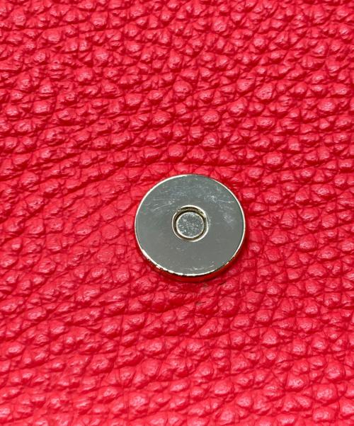Kate Spade（ケイトスペード）Kate Spade (ケイトスペード) レイラミディアムフラップショルダーバッグ レッドの古着・服飾アイテム