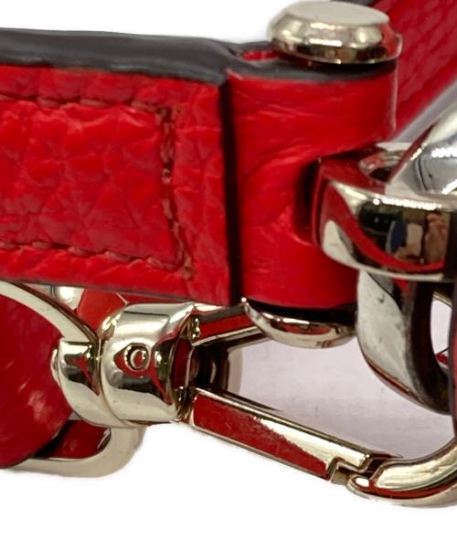 Kate Spade（ケイトスペード）Kate Spade (ケイトスペード) レイラミディアムフラップショルダーバッグ レッドの古着・服飾アイテム