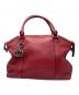 GUCCI（グッチ）の古着「インターロッキング2WAYショルダーバッグ」｜レッド