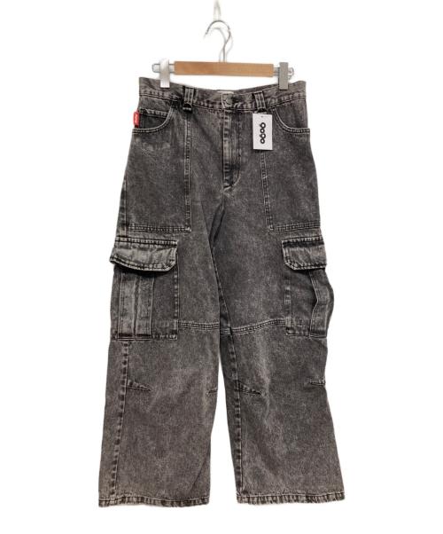 9090（9090）9090 (9090) ケミカルカーゴデニムパンツ / Chemical Cargo Denim グレー サイズ:Lの古着・服飾アイテム