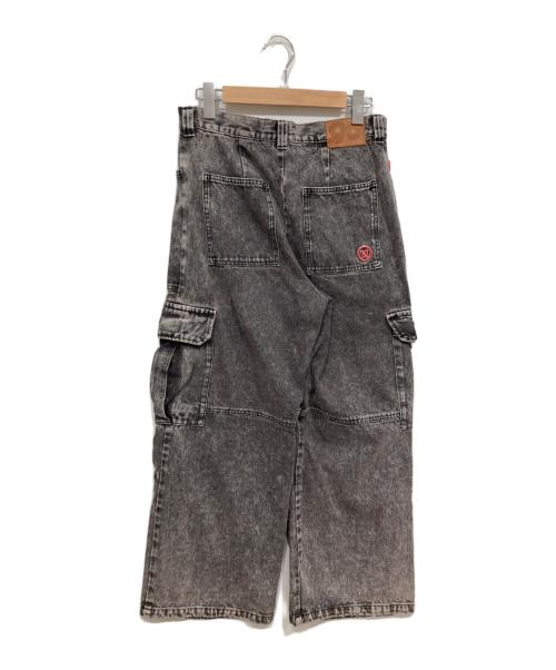9090（9090）9090 (9090) ケミカルカーゴデニムパンツ / Chemical Cargo Denim グレー サイズ:Lの古着・服飾アイテム
