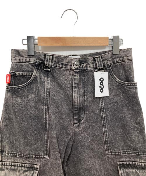 9090（9090）9090 (9090) ケミカルカーゴデニムパンツ / Chemical Cargo Denim グレー サイズ:Lの古着・服飾アイテム