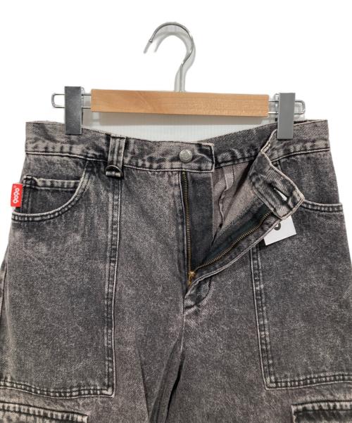 9090（9090）9090 (9090) ケミカルカーゴデニムパンツ / Chemical Cargo Denim グレー サイズ:Lの古着・服飾アイテム