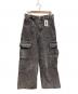 9090（9090）の古着「ケミカルカーゴデニムパンツ / Chemical Cargo Denim」｜グレー