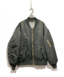 ANOTHER OFFICE（アナザーオフィス）の古着「MA-1ジャケット / NEO MA-1 JACKET」｜グリーン