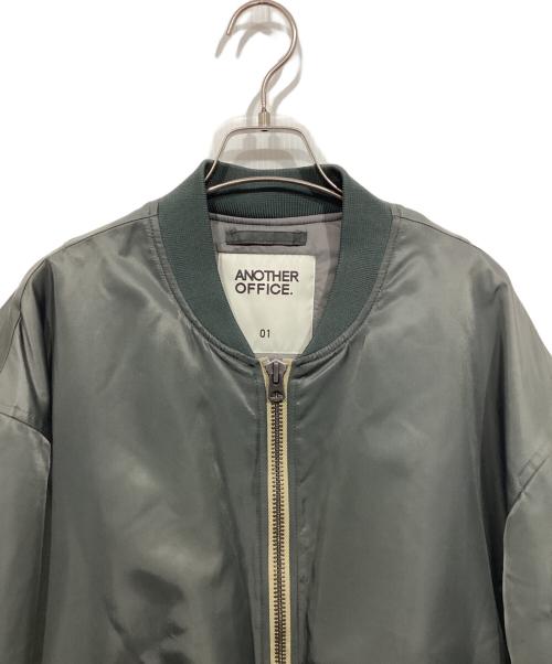 ANOTHER OFFICE（アナザーオフィス）ANOTHER OFFICE (アナザーオフィス) MA-1ジャケット / NEO MA-1 JACKET グリーン サイズ:01の古着・服飾アイテム