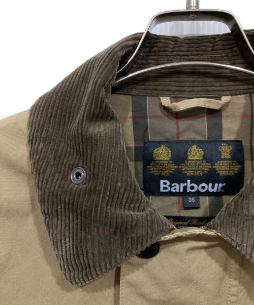 Barbour（バブアー）Barbour (バブアー) ノンオイルミドルコーデュロイカラーコート ベージュ サイズ:36の古着・服飾アイテム