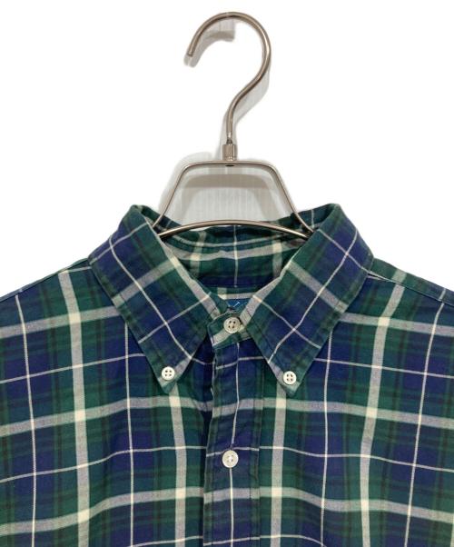 RALPH LAUREN（ラルフローレン）RALPH LAUREN (ラルフローレン) ボタンダウンチェックシャツ/BLAKE ネイビー×グリーン サイズ:Sの古着・服飾アイテム
