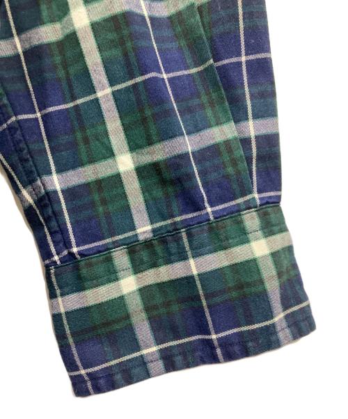RALPH LAUREN（ラルフローレン）RALPH LAUREN (ラルフローレン) ボタンダウンチェックシャツ/BLAKE ネイビー×グリーン サイズ:Sの古着・服飾アイテム