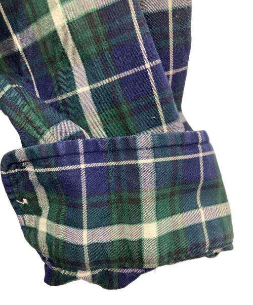 RALPH LAUREN（ラルフローレン）RALPH LAUREN (ラルフローレン) ボタンダウンチェックシャツ/BLAKE ネイビー×グリーン サイズ:Sの古着・服飾アイテム