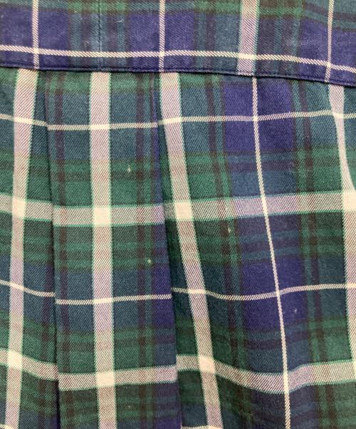 RALPH LAUREN（ラルフローレン）RALPH LAUREN (ラルフローレン) ボタンダウンチェックシャツ/BLAKE ネイビー×グリーン サイズ:Sの古着・服飾アイテム