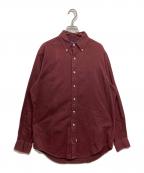 RALPH LAURENラルフローレン）の古着「ボタンダウンシャツ」｜ボルドー