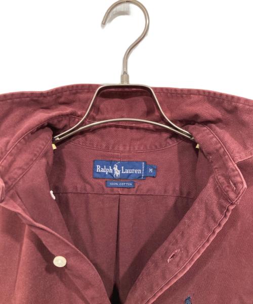 RALPH LAUREN（ラルフローレン）RALPH LAUREN (ラルフローレン) ボタンダウンシャツ ボルドー サイズ:Mの古着・服飾アイテム