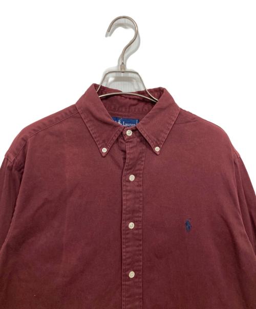 RALPH LAUREN（ラルフローレン）RALPH LAUREN (ラルフローレン) ボタンダウンシャツ ボルドー サイズ:Mの古着・服飾アイテム