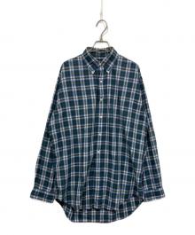RALPH LAUREN（ラルフローレン）の古着「チェックシャツ/BLAIRE」｜グリーン×ネイビー