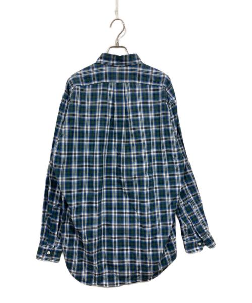 RALPH LAUREN（ラルフローレン）RALPH LAUREN (ラルフローレン) チェックシャツ/BLAIRE グリーン×ネイビー サイズ:Mの古着・服飾アイテム