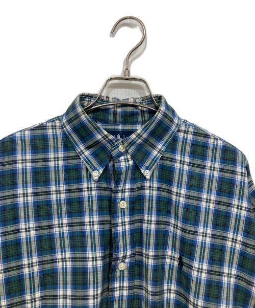 RALPH LAUREN（ラルフローレン）RALPH LAUREN (ラルフローレン) チェックシャツ/BLAIRE グリーン×ネイビー サイズ:Mの古着・服飾アイテム