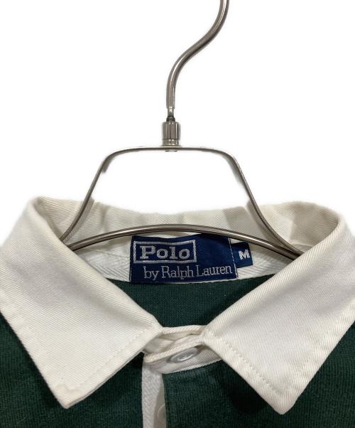 POLO RALPH LAUREN（ポロ・ラルフローレン）POLO RALPH LAUREN (ポロ・ラルフローレン) フットボールカットソー グリーン サイズ:Mの古着・服飾アイテム