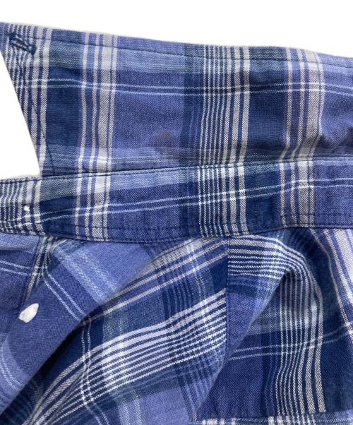 RALPH LAUREN（ラルフローレン）RALPH LAUREN (ラルフローレン) ボタンダウンチェックシャツ/BLAIRE ブルー サイズ:Sの古着・服飾アイテム