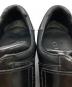 中古・古着 GUCCI (グッチ) ベルトレザーローカットスニーカー ブラック サイズ:40 1/2：8000円